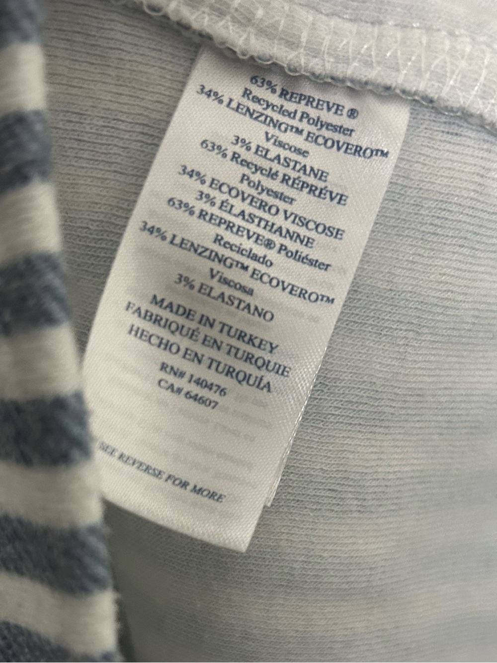 FAHERTY BLAZER STRIPE LEGEND SWEATER SHIRT SIZE SP - Picture 8 of 8